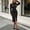 Black, variant on Women's Solid Cap Sleeve Deep V Neck Midi Dress, Slim Bodycon Pencil Dress, Elegant Fitted Long Dress for Business Wedding Guest Cocktail Party Blue-C M(M)