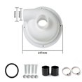 thumbnail image 2 of Cyclone Cover for Vacuum Cleaner Dust Collector Cyclone Filter,Black, 2 of 5