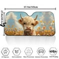 thumbnail image 5 of Uorisanigo Lovely White Highland Cow Flower Car Sunshade for Windshield Durable Windshield Sun Shade Foldable for Most Sedans SUV Truck Car Accessiores Car Sun Visor Blocks Sunlight Heat UV Rays, 5 of 7