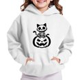 thumbnail image 3 of Kids Boys Girls Halloween Graphic Hoodie Long Sleeve Pullover Sweatshirt with Kangaroo Pocket for Costume Parties Ages 2-12, 3 of 8