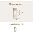 thumbnail image 2 of Mega Handles | Standard T-Strike |Satin Nickel, 2 of 5