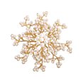 thumbnail image 1 of Minnieouse Copo de nieve perla broche gran accesorio de moda exquisita mujer chica joyería Collar vestido Pin boda fiesta de noche Ropa, zapatos y accesorios Miscelánea Minnieouse AP018639-00, 1 of 6