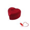 thumbnail image 1 of NETSENG Heart-Shaped Red Rose Jewelry Gift Box Case for Ring Earring, 1 of 5