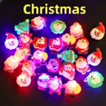 thumbnail image 2 of Anillo luminoso LED navideño 2024, creativo esqueleto fantasma que brilla en la oscuridad, anillo de dedo, luces de juguete, joyería de Halloween, regalos de fiesta, 2 of 6
