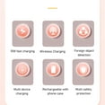 thumbnail image 4 of LED Table  Lamp, 4 in 1 Auto Off  Magnetism Cell Phone Holder Bedside Night  Light 15W Fast Charging  for Living Room, 4 of 8