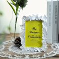 thumbnail image 3 of HAHDAXIA Butterfly Flowers Pattern Photo Frame, Resin Card Photo Frame Picture Frame for Desktop Table Top Display, Home Decoration, Photo Gallery-White Butterfly-4x6 Inch, 3 of 7