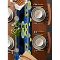 thumbnail image 2 of Moroccon Table Runner 70 Inches, Moroccan Bed Runner Dresser Scarves Tabletop for Indoor Outdoor Parties/Ceremony/Banquet, 13" x 70", 2 of 8