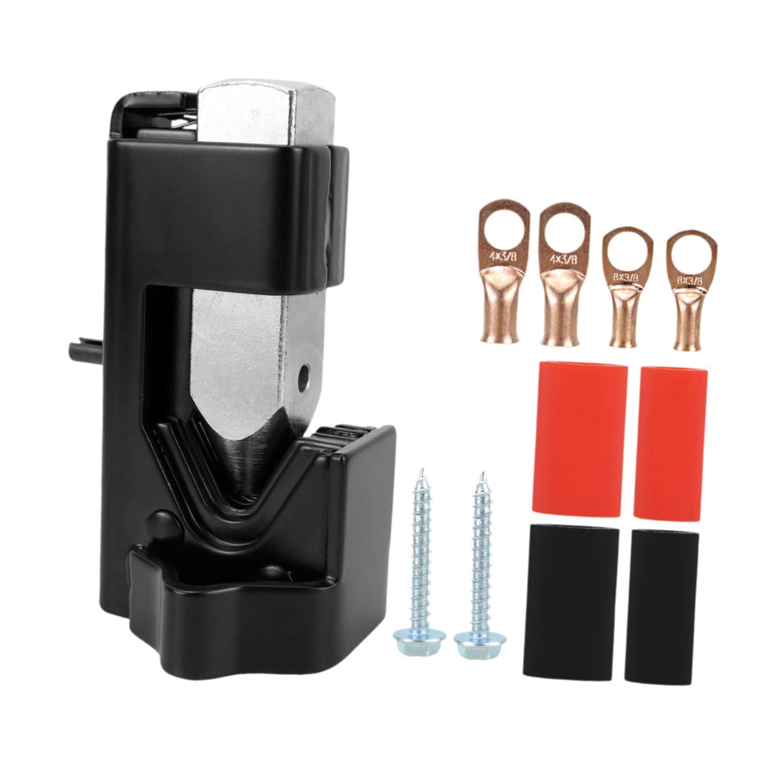 Wzmzjy Battery Cable Hammer Lug Crimper Tool for Wire Crimping Cables Terminal Black