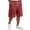 Brick Red, variant on Workout Shorts Men Big and Tall Men's Slim-Fit Lightweight Comfort Stretch Short (Light Gray,M)