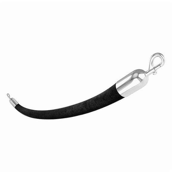 Visiontron Barrier Rope, Velvet, 6 ft L 840BK72HE-SS1