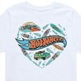 thumbnail image 3 of Hot Wheels - Surfing Mix In A Heart - Toddler & Youth Short Sleeve Graphic T-Shirt, 3 of 5