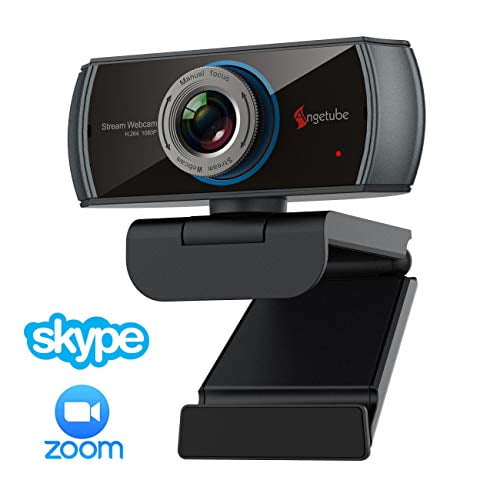 1080p Webcam For Streaming Angetube 9 Pc Web Camera Calling Video Recording Cam For Windows Mac Conferencing Gaming Xbox Skype Obs Twitch Xsplit Goreact With Microphone 100 Degree View Angle Walmart Com