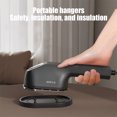 thumbnail image 4 of Danhjin Plastics Iron Handheld Ironing Mini Iron Wet And Dry Hanging Ironing Iron Small Ironing Kitchen Appliances, 4 of 6