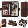 thumbnail image 5 of Funda GANGXUN para Samsung Galaxy S25 Ultra con diseño acolchado elegante, cuero PU, protección total y ajuste preciso, 5 of 5