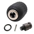 thumbnail image 3 of Impact Drill Chuck with Set Screw Hand-tight Drill Adapter for Home Users Three-jaw Shape 1 Set, 3 of 3
