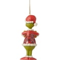thumbnail image 2 of Enesco Grinch by Jim Shore Grinch Naughty and Nice PVC Hanging Ornament, 2 of 2