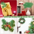 thumbnail image 7 of Dalrosia 6PCS Christmas Glitter Leaves Boston Fern Leave Picks Sprays Giltter Stems for Christmas Tree DIY Xmas Wreath Garland Home Decor, 7 of 7