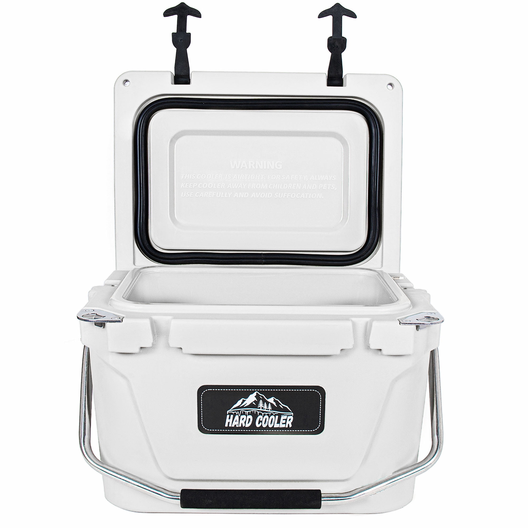 20 Quart  Ultra-Tough Hard Shell Ice Chest – Compact Portable Cooler Keeps Ice Up to 5 Days for Outdoor Adventures, Work, Beach & Boating