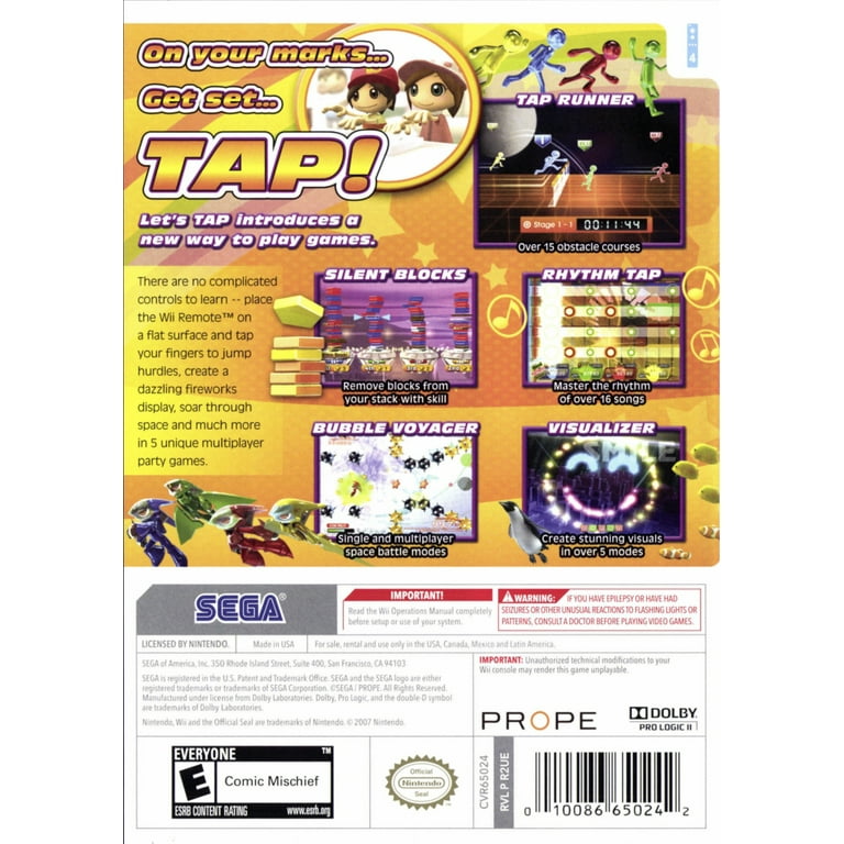 Let's Tap - Wii - Walmart.com