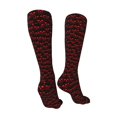 thumbnail image 3 of Rateoe Red Skulls 4 print Women's Men's Novelty 20in Crew Socks Cotton Socks Knee High Socks for Walking,Running,Nurses,Pregnancy-One Size, 3 of 8