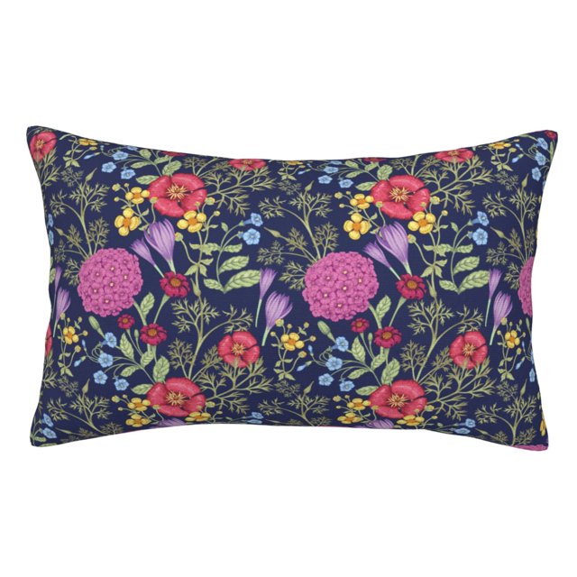Balery Floral Funda de Cojín Estampada, Regalos para Mujeres, Regalos de Amor para Ella, Regalos para Novia o Esposa, Funda de Almohada-14"x20"