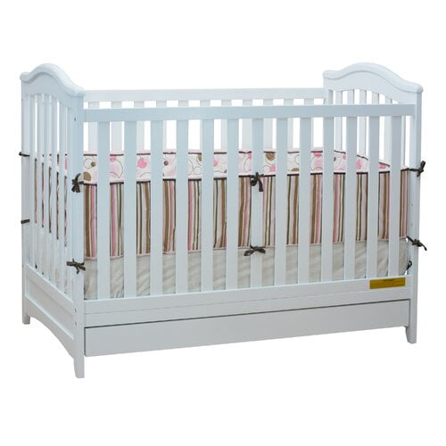Athena Jeanie 3in1 Convertible Crib, White