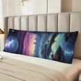 thumbnail image 2 of Fotbe Fantasy Landscape Starry Night Funda para Almohada Corporal con Diseño, Funda de Microfibra Ultrasuave de 20x54 Pulgadas, Ropa de Cama Elegante, 2 of 7