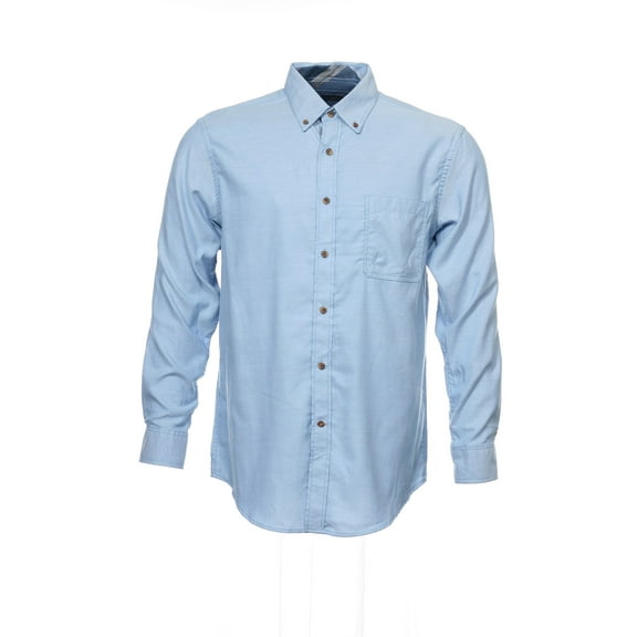 Club Room Light Blue Button Down Shirt Sport , Size Small