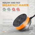 thumbnail image 2 of 7-Mold Mini Non-Stick Pancake Maker - Easy to Clean, Practical, and Fun for Kids - Perfect for Creative Breakfasts and Weekend Brunches, 2 of 5