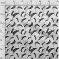 thumbnail image 3 of oneOone Cotton Poplin White Fabric Tropical Banana Leaf Sewing Material Print Fabric By The Yard 56 Inch Wide, 3 of 4