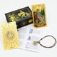 thumbnail image 2 of Nuevo juego de mesa impermeable de plástico PVC con estampado en caliente de cartas de Tarot de hoja dorada de Witch Waite, venta al por mayor, 2 of 5
