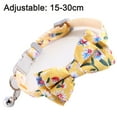 thumbnail image 2 of Collier Fille Chien Cravate et hijab Fleurs Réglables Collier pour Animaux de Compagnie, 2 of 5
