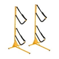 Heavy-Duty Kayak Storage Rack, Steel and Nylon Construction, High Load Capacity, Adjustable Straps, Ideal for Indoor and Outdoor Use