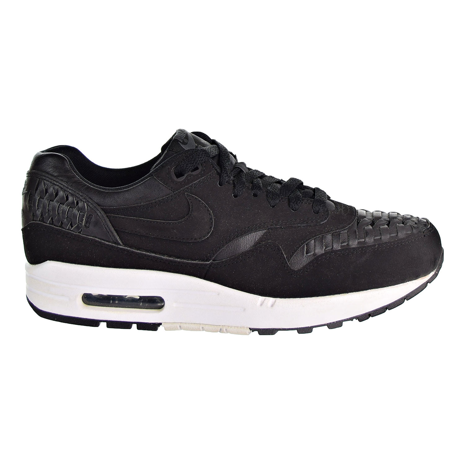 Nike Air Max 1 Men's Shoes Black-Black-Dark Grey 725232-001 Walmart.com