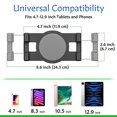 thumbnail image 3 of Soporte de Pared para Tablet TeQable Giratorio 360° para Pantallas de 4.7 a 12.9", 3 of 7