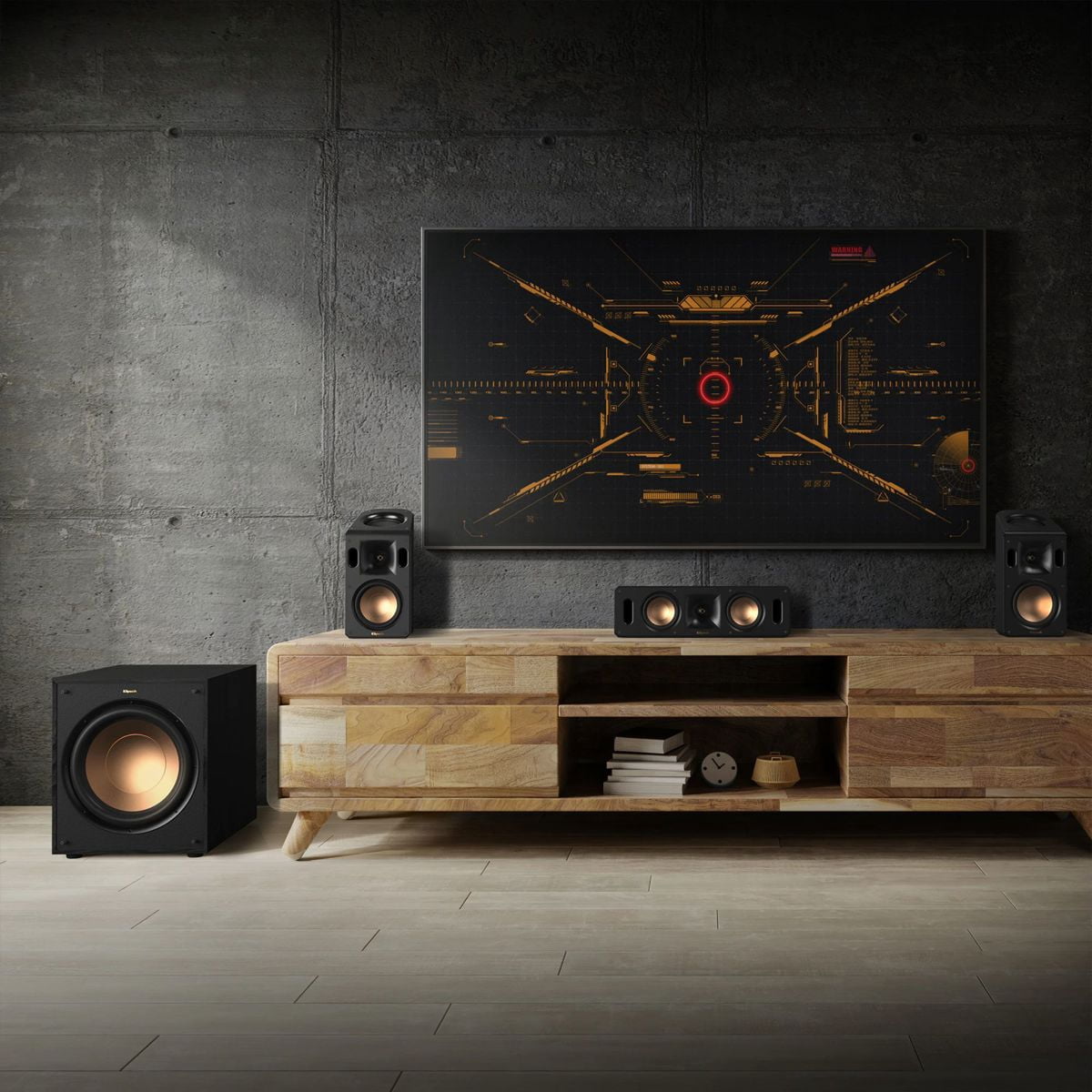 Klipsch Reference Cinema System, Black + Onkyo TX-RZ30 170W 9.2-Channel Receiver