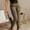 Army Green, variant on Xysaqa Cargo Pants Women Casual Skinny Military Cargo Jogger Pants Work Pants Outdoor Sweatpants with Multi Pockets (No Belt) Khaki L