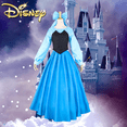 thumbnail image 4 of Nuevo y popular disfraz de Ariel de Disney, disfraz de La Sirenita, disfraz de princesa Ariel, trajes de Halloween, carnaval, ropa para adultos para mujer, 4 of 6