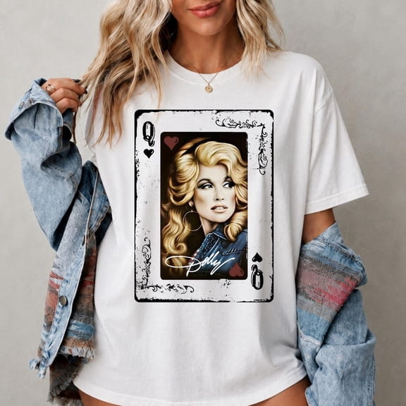 Dolly Playing Card Queen of Hearts Country T-Shirt
