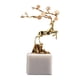 thumbnail image 3 of Escultura de ciervo, decoración de mesa, estatua moderna creativa decorativa, estatuilla de Animal para oficina, pasillo, estantería, decoración del, 3 of 8
