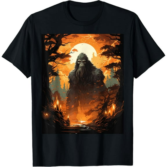 Funny Graphic Bigfoot Sasquatch T-Shirt Shirts