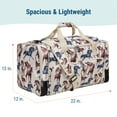 thumbnail image 6 of Wildkin Kids Weekender Duffel Bag for Boys and Girls, 22 Inch (Horse Dreams Beige), 6 of 8