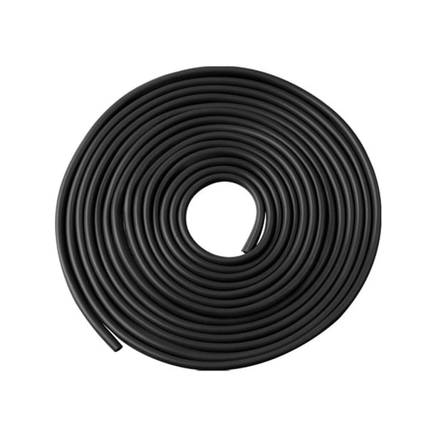 Kenally - Protectores de borde de maletero para puerta de coche impermeables, protector en forma de U, juego negro, tira de goma blanca Herramientas de reparación de automóviles No.01
