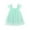 Mint Green, variant on TAIAOJING Toddler Girls Mesh Dress Fly Sleeve Holiday Solid Color A-Line Dance Party Princess Dresses Beach Casual Birthday Boho Sundress Birthday 5-6Y