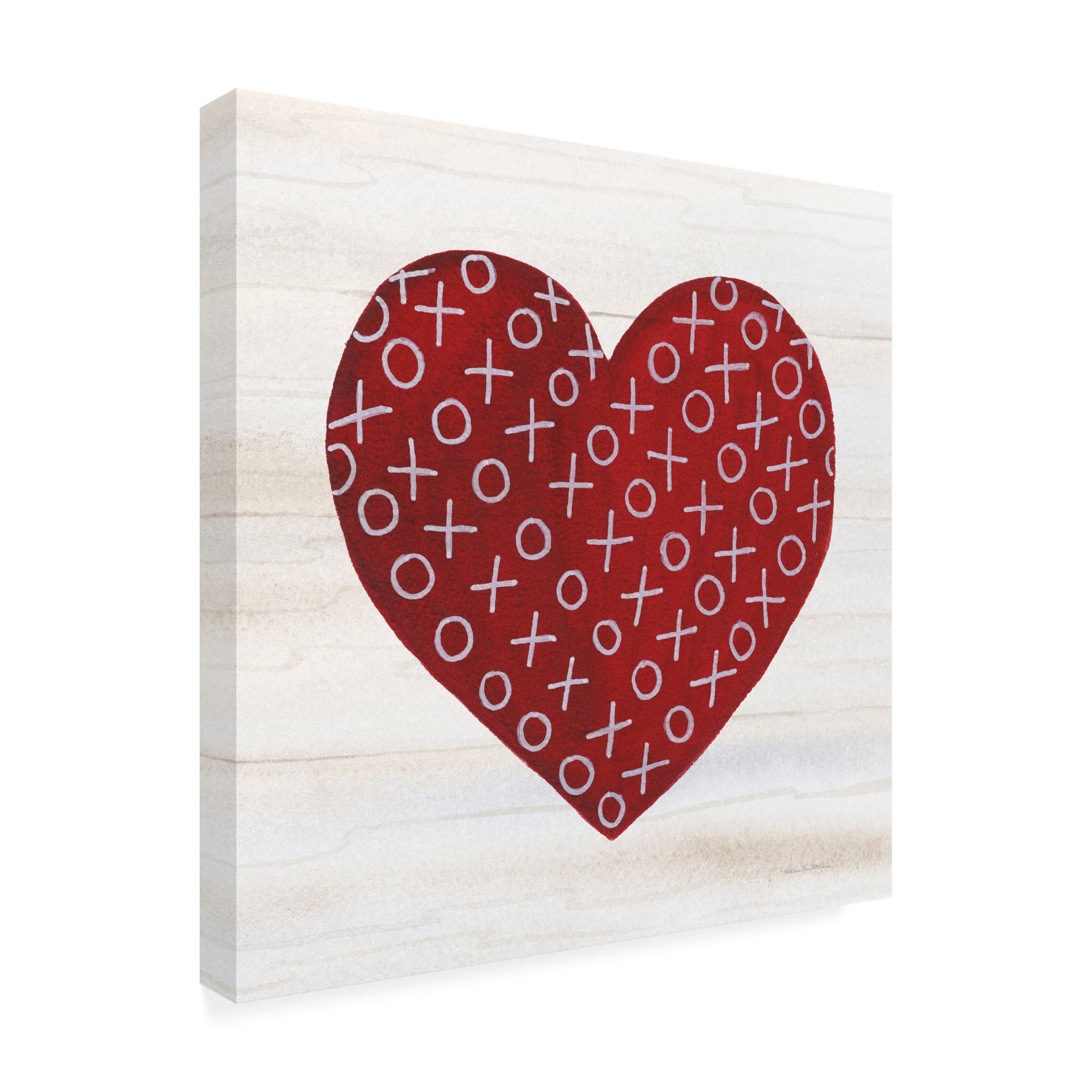 Trademark Fine Art 'Rustic Valentine Heart IV' Canvas Art by Kathleen Parr McKenna