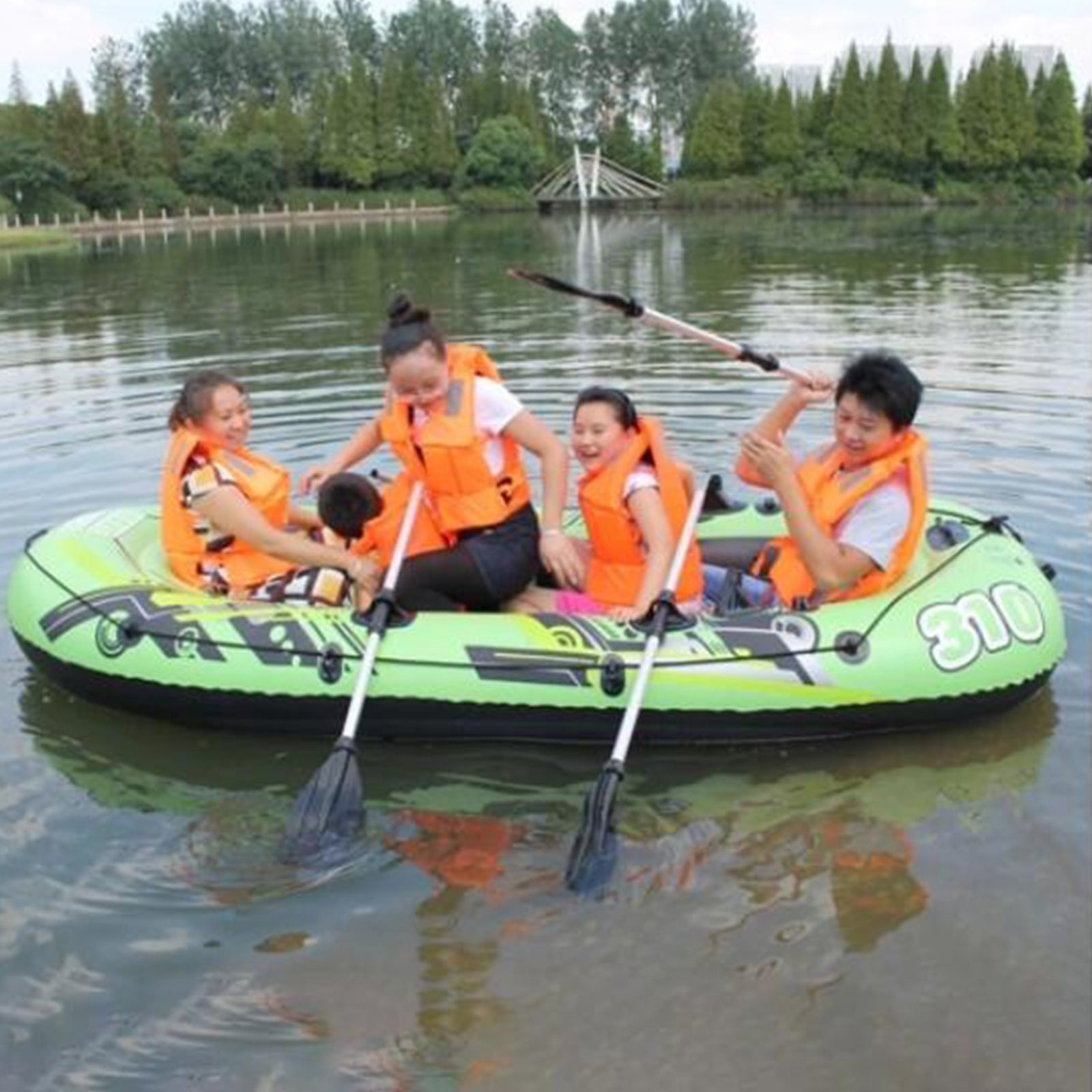 JMYHOAM Camping Tools and Gadgets Detachable Double Aluminum Alloy Paddle Reinforced Kayak Inflatable Paddle Outdoor Activities