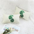 thumbnail image 3 of Unique Bargains Leaves Decorative Throw Pillow Cover #6 12" x 20" 2 Pack, 3 of 7