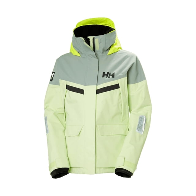 Chaqueta Helly-Hansen Pier 4.0 Premium impermeable para mujer, color lima S