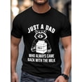 thumbnail image 4 of Camiseta de manga corta para hombre, estilo casual, con cuello redondo y estampado de oso negro., 4 of 8