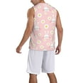 thumbnail image 2 of Sikiie Rabbit Sunflower Basketball Jersey Reversible Men's Mesh Athletic Sports Shirts Training Practice S-4XLSmall, 2 of 6